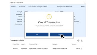 Canceling Individual Transactions